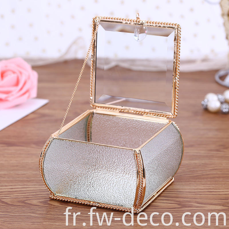 Glass Jewelry Box